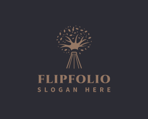 Flipbook - Tree Book Education logo design