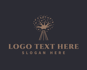 Playwright - Tree Book Education logo design