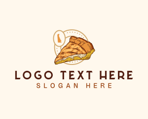 Geography - Delaware Creamy Peach Pie logo design