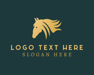 Stallion - Wild Horse Breeding logo design