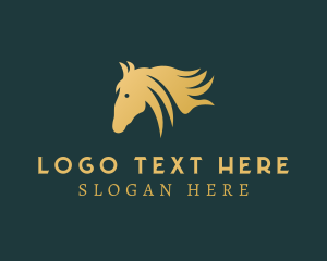 Equestrian - Wild Horse Breeding logo design