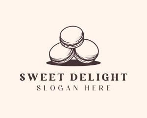 Pastry Macarons Dessert logo design