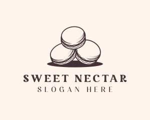 Pastry Macarons Dessert logo design