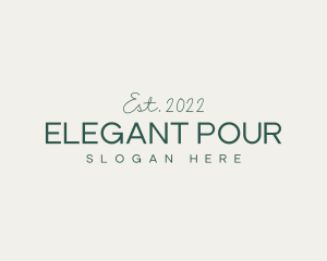 Elegant Beauty Company logo design