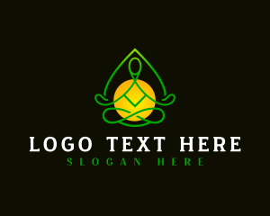 Healing - Yoga Healing Wellness logo design