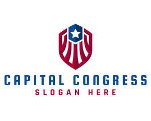 Congress - American Protection Shield logo design