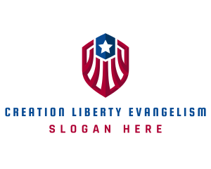 American Protection Shield logo design