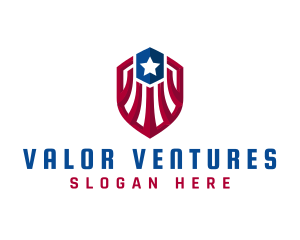 Veteran - American Protection Shield logo design