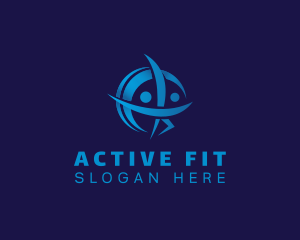 Fitness Gym Athlete logo design