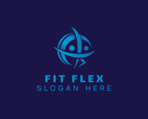 Fitness Gym Athlete logo design