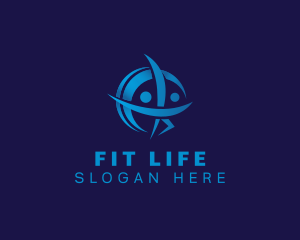 Fitness Gym Athlete logo design