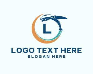 Airplane - Airplane Aviation Flight logo design