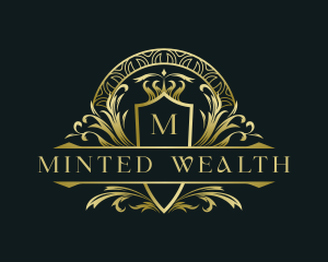 Royalty Ornament Wealth logo design