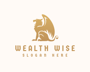 Assets - Gold Griffin Beast logo design