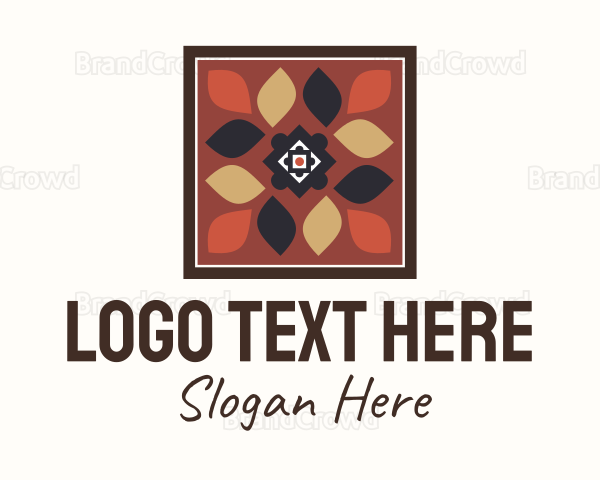 Textile Design Art Logo