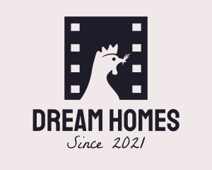 Video Stream - Chicken Film Studio logo design