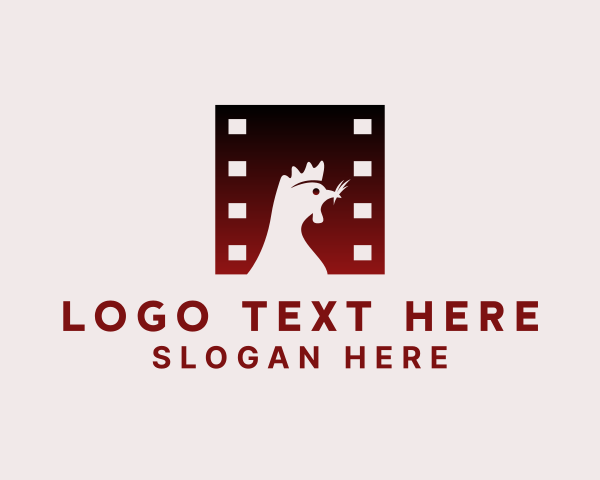 Movie Production - Chicken Film Studio logo design