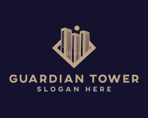 Urban Tower Building logo design