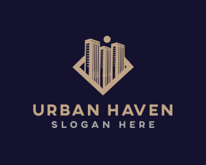 Urban Tower Building logo design