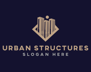 Buildings - Urban Tower Building logo design