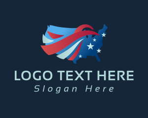 Election - Eagle North America Stars logo design