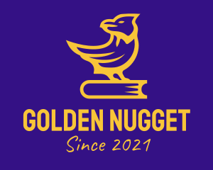 Golden Book Bird  logo design