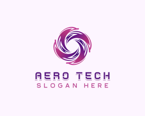 Tech AI Cyberspace logo design