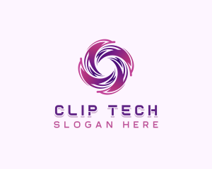 Tech AI Cyberspace logo design