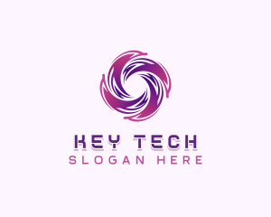 Tech AI Cyberspace logo design