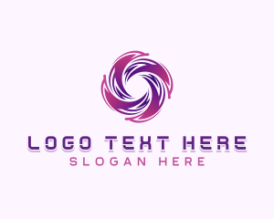 Developer - Tech AI Cyberspace logo design