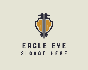 Eagle Shield Crest logo design