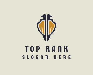 Ranking - Eagle Shield Crest logo design