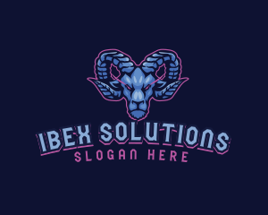 Ibex - Ibex Ram Gaming logo design