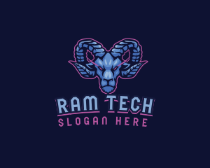 Ibex Ram Gaming logo design