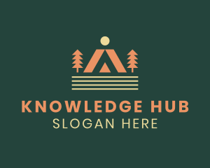 Camping Outdoor Tent Logo