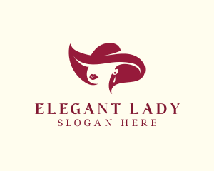 Lady - Fashion Lady Hat logo design