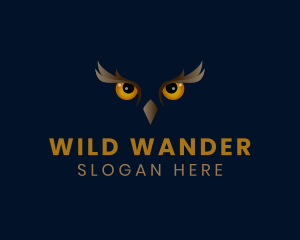 Wild Owl Eyes logo design