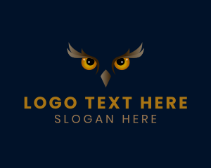 Safari - Wild Owl Eyes logo design