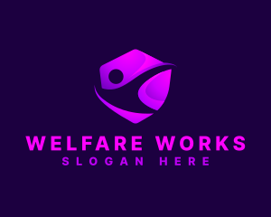 Welfare - Human Shield Welfare logo design