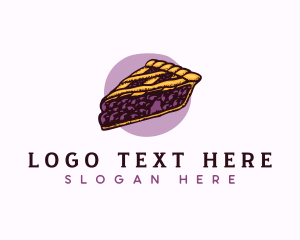 Map - Pastry Pie Dessert logo design