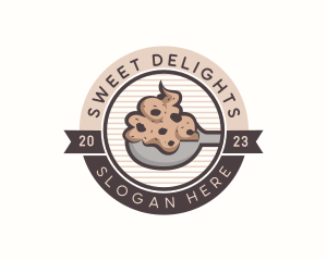 Desserts - Cookie Dough Scooper logo design