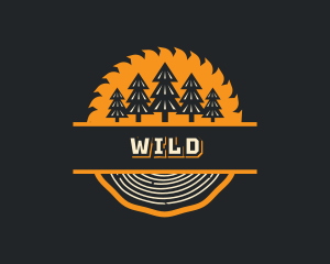 Craftsman - Lumberjack Forest Saw logo design