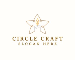 Star Candle Decor logo design