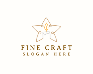 Star Candle Decor logo design