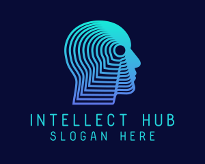 Knowledge - Cyber Human Intelligence logo design