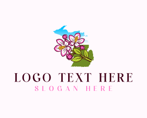 Blossom - Michigan Apple Blossom logo design