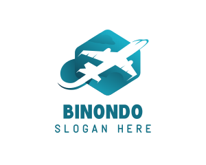 Flying Plane Airline Logo