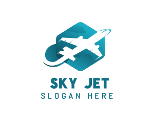 Airline - Flying Plane Airline logo design