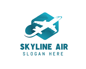 Airline - Flying Plane Airline logo design
