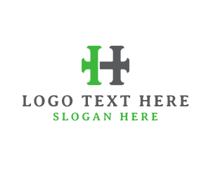 Letter H - Professional Cross Business logo design
